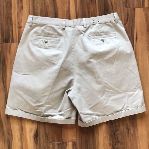 Greg Norman Mens Khaki Shorts - Picture 4 of 6